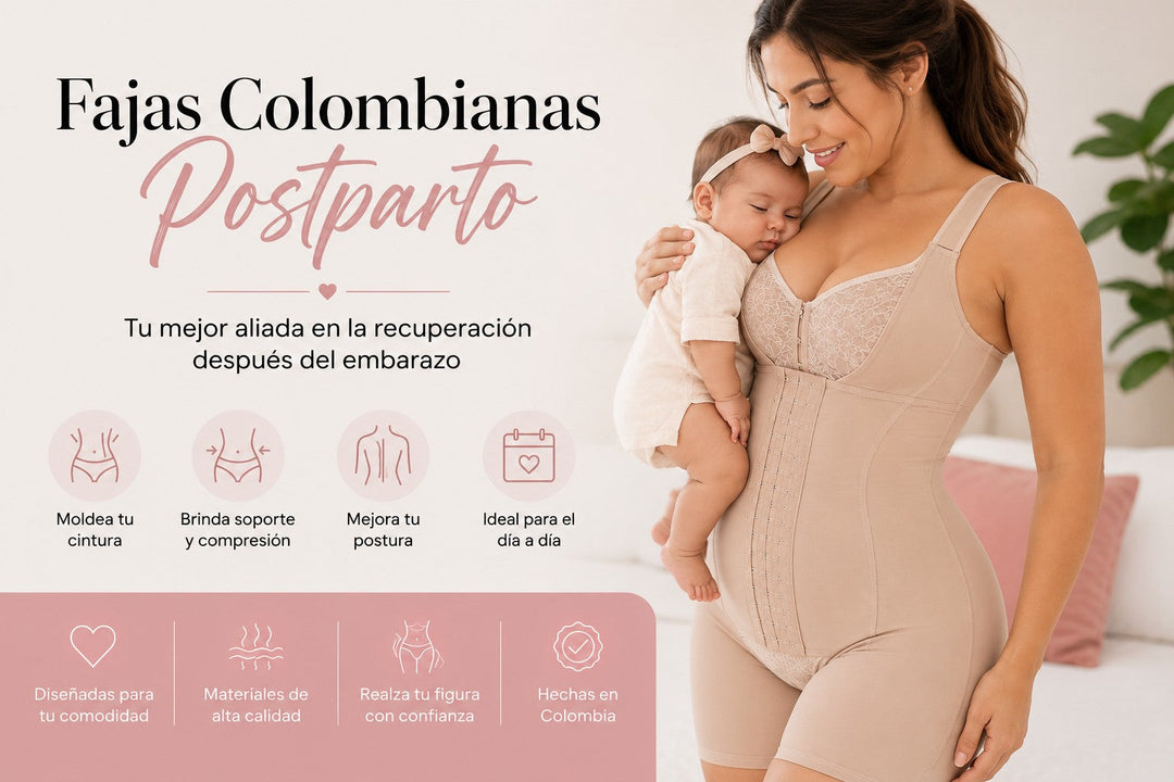 Cómo elegir la mejor faja postparto Colombiana CURVAS