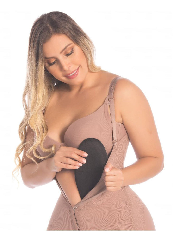 2 almohadillas espuma tabla lateral abdominal postquirurgica fajate - negro