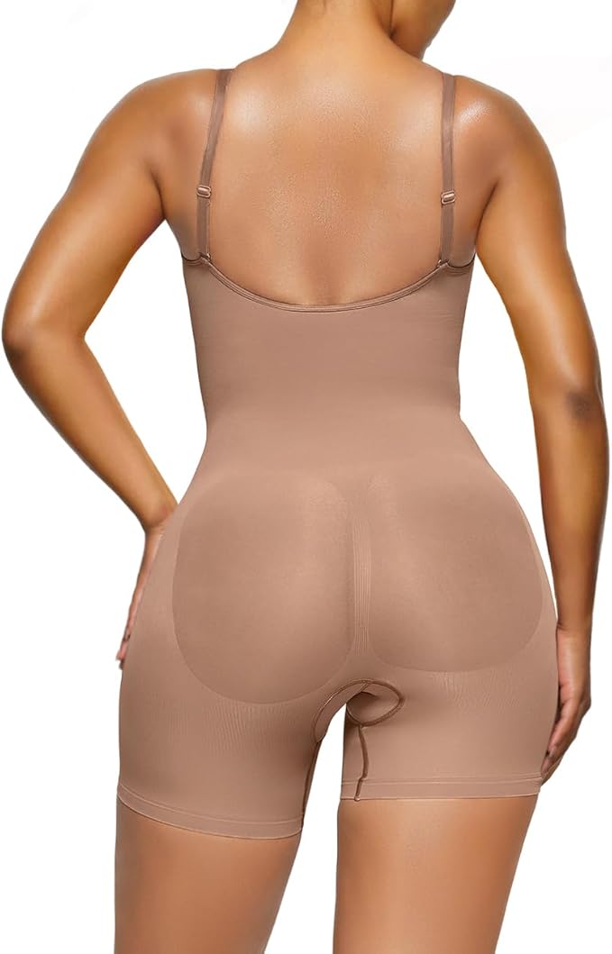Cinta modeladora de corpo sem costuras para levantar o rabo com fecho frontal