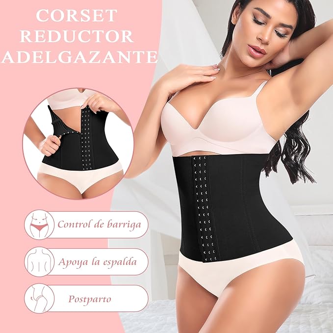 Modelador de cintura subida tipo ampulheta com busto aberto 