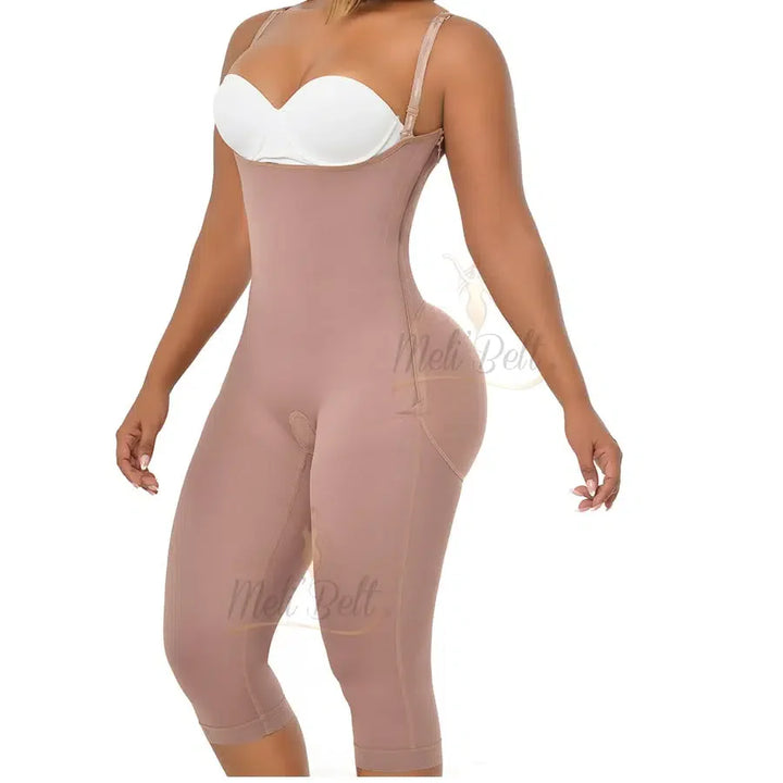 FAJA HASTA LA RODILLA SIN COSTURAS CON TIRANTES AJUSTABLES ETAPA 1 MELIBELT