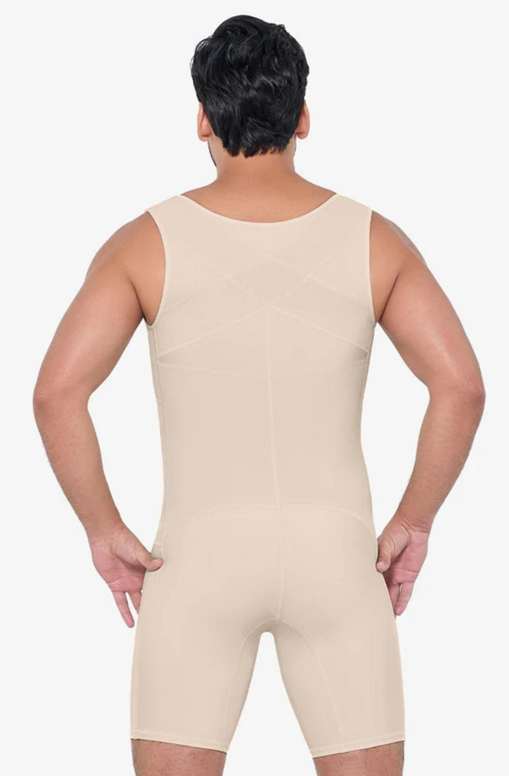 FAJA CHALECO POSTQUIRURGICA PARA HOMBRE ALTA COMPRESION RECUPERACION EN TRATAMIENTO GINECOMASTIA CURVAS