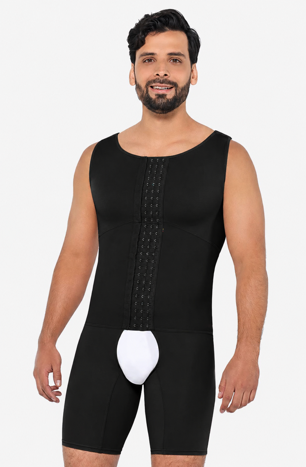 FAJA CHALECO POSTQUIRURGICA PARA HOMBRE ALTA COMPRESION RECUPERACION EN TRATAMIENTO GINECOMASTIA CURVAS