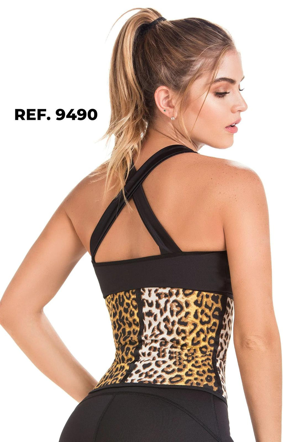 Cinturilla reductora en látex deportiva mediana - xl / estampado
