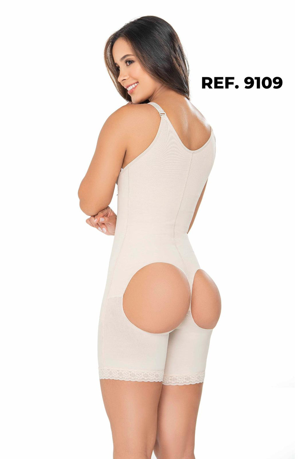 Faja medio muslo con realce