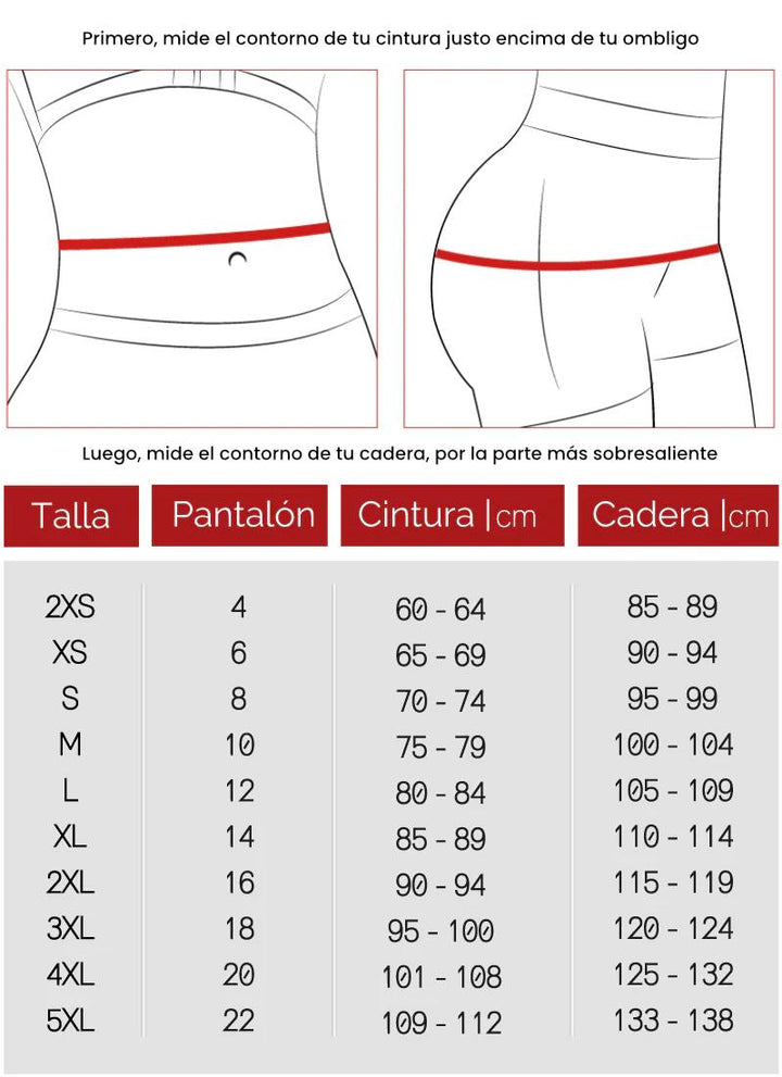 Faja moldeadora tipo cachetero