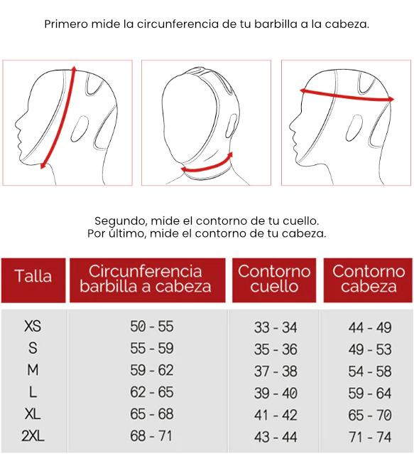 FAJA COLOMBIANA MENTONERA POSTQUIRURGICA LIPOPAPADA MENTOPLASTIA 019 -9040-4