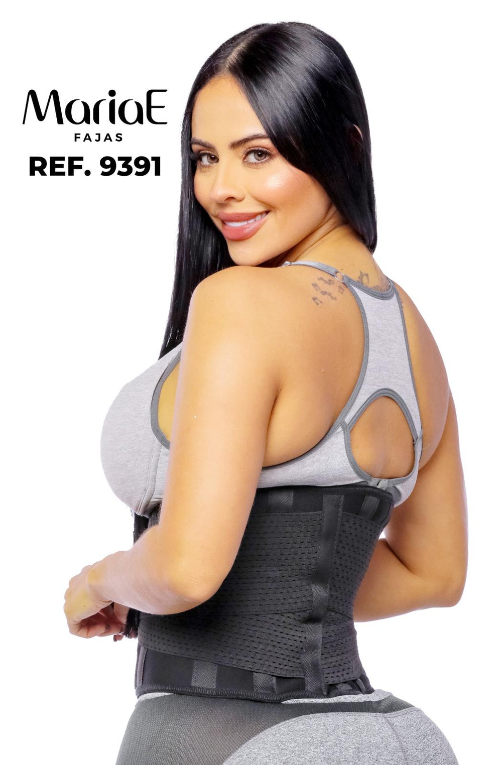 Cinturón deportivo fitness en neopreno - xs / negro