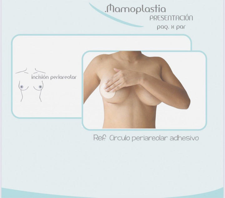 ADHESIVO MAMOPLASTIA AREOLAR FAJATE CICATRIZANTE PARA CIRUGIAS DE SENOS