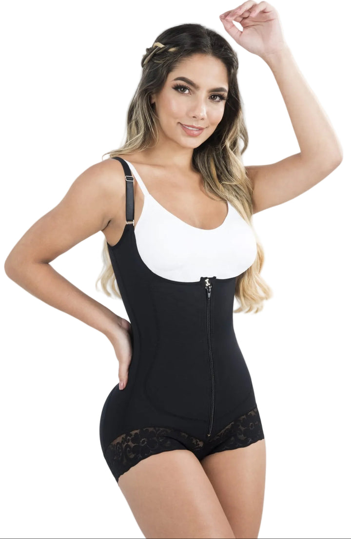 FAJA COLOMBIANA BODY CULOTTE DE ALTA COMPRESION CON CONTROL ABDOMINAL Y EFECTO PUSH UP EN GLUTEOS MAXICOLY