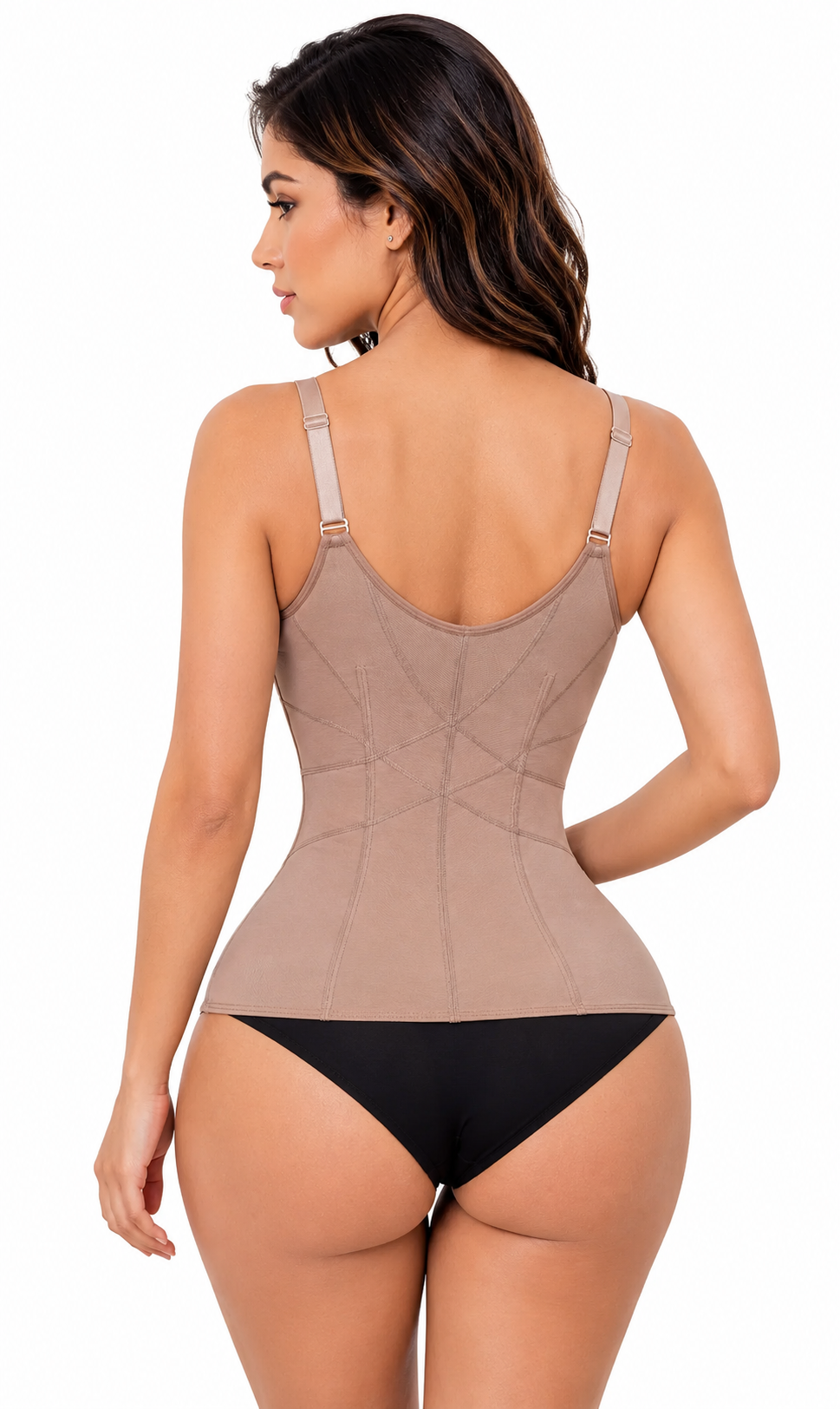 FAJA COLOMBIANA CHALECO MAXICOLY SOPORTE ESPALDA Y MOLDEO DE CINTURA  1060 CURVAS