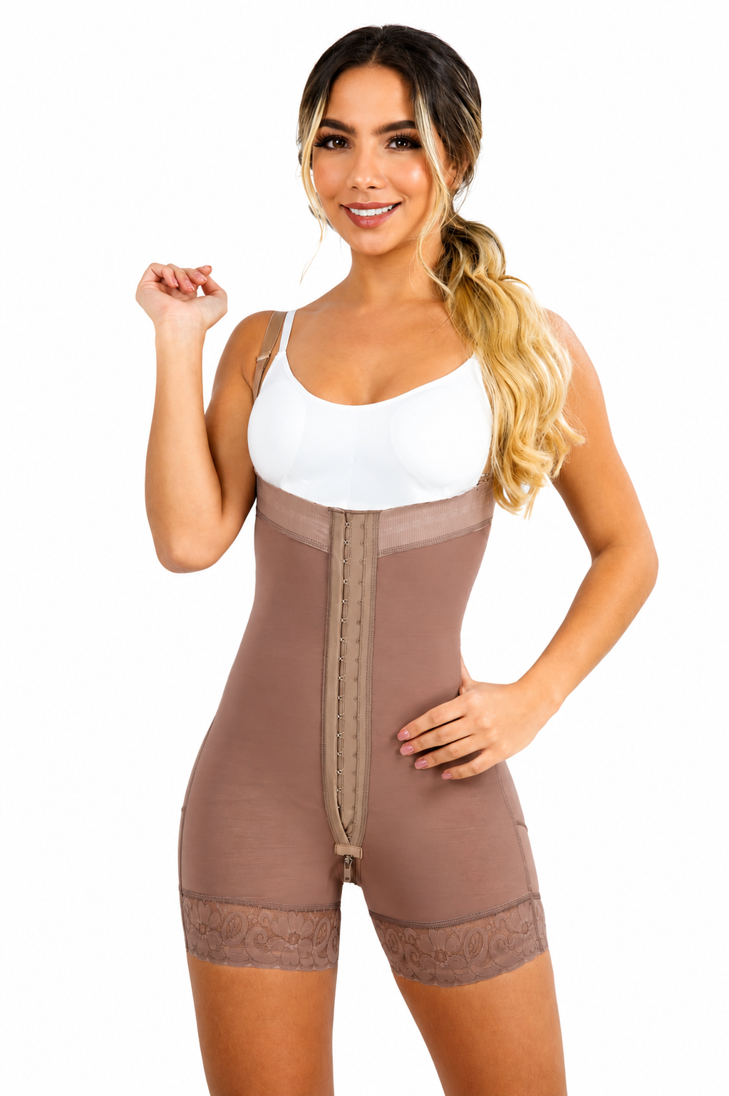 FAJA SHORT MAXICOLY COMPRESION FUERTE AJUSTE GRADUABLE CREMALLERA PERINEAL POST QUIRURGICA USO DIARIO