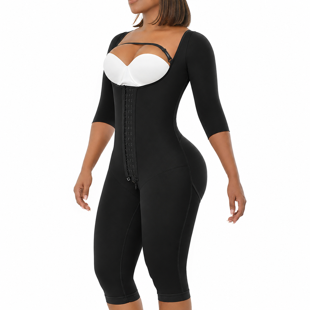 FAJA CAPRI ETAPA 1 CON MANGAS COMPRESION MEDIA CREMALLERA PERINEAL MELIBELT