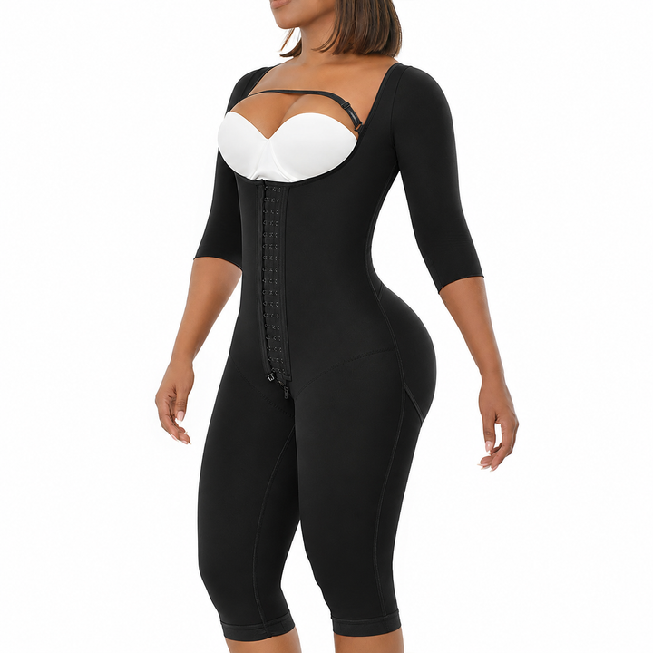 FAJA CAPRI ETAPA 1 CON MANGAS COMPRESION MEDIA CREMALLERA PERINEAL MELIBELT