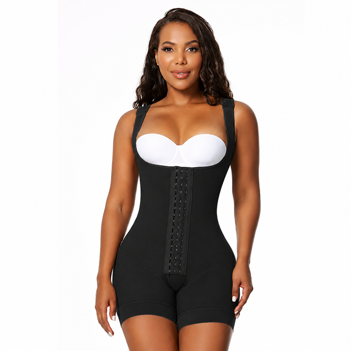 FAJA SHORT ETAPA 2 DE ALTA COMPRESION CON TIRANTES ANCHOS MELIBELT