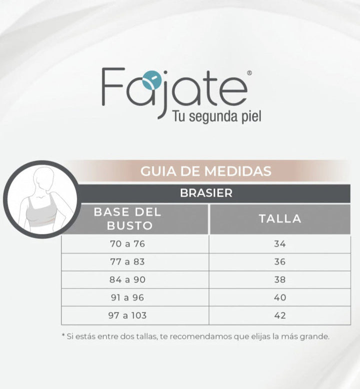 BRASIER FAJATE SUJETADOR POSTQUIRURGICO O DE USO DIARIO ALTA COMPRESION