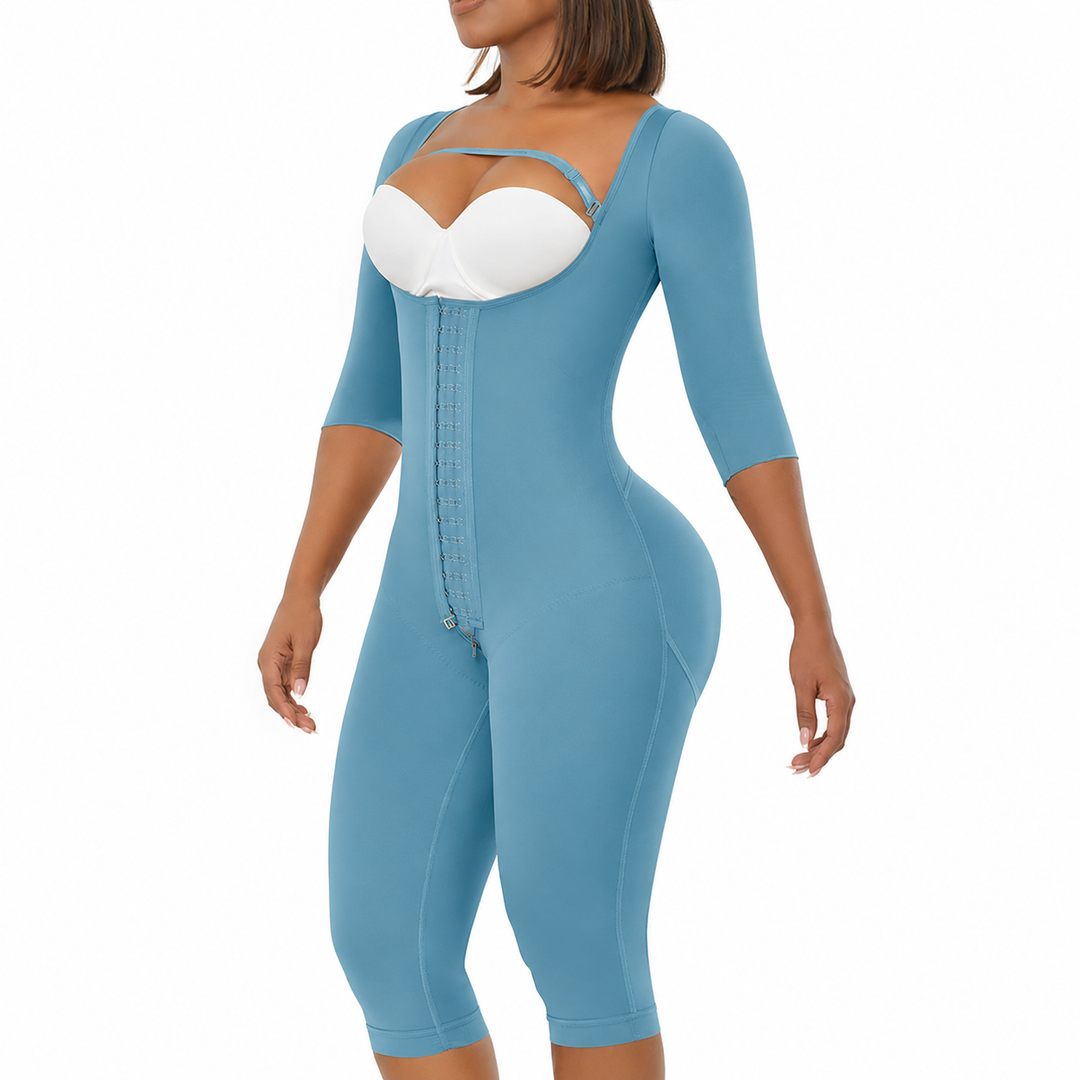 FAJA CAPRI ETAPA 1 CON MANGAS COMPRESION MEDIA CREMALLERA PERINEAL MELIBELT