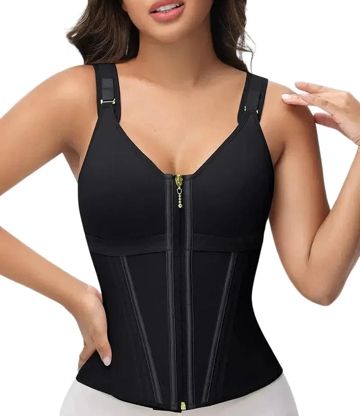 Faja Moldeadora Doble Compresión Efecto Push-Up y Control de Abdomen