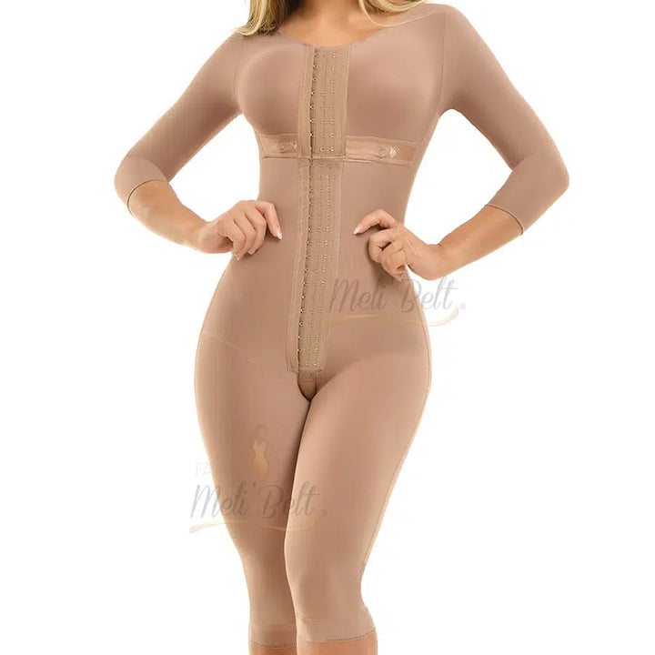 FAJA COMPLETA ETAPA 2 POSTQUIRURGICO CON SUJETADOR INTEGRADO Y MANGAS MELIBELT