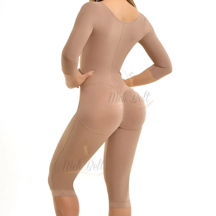 FAJA COMPLETA ETAPA 2 POSTQUIRURGICO CON SUJETADOR INTEGRADO Y MANGAS MELIBELT