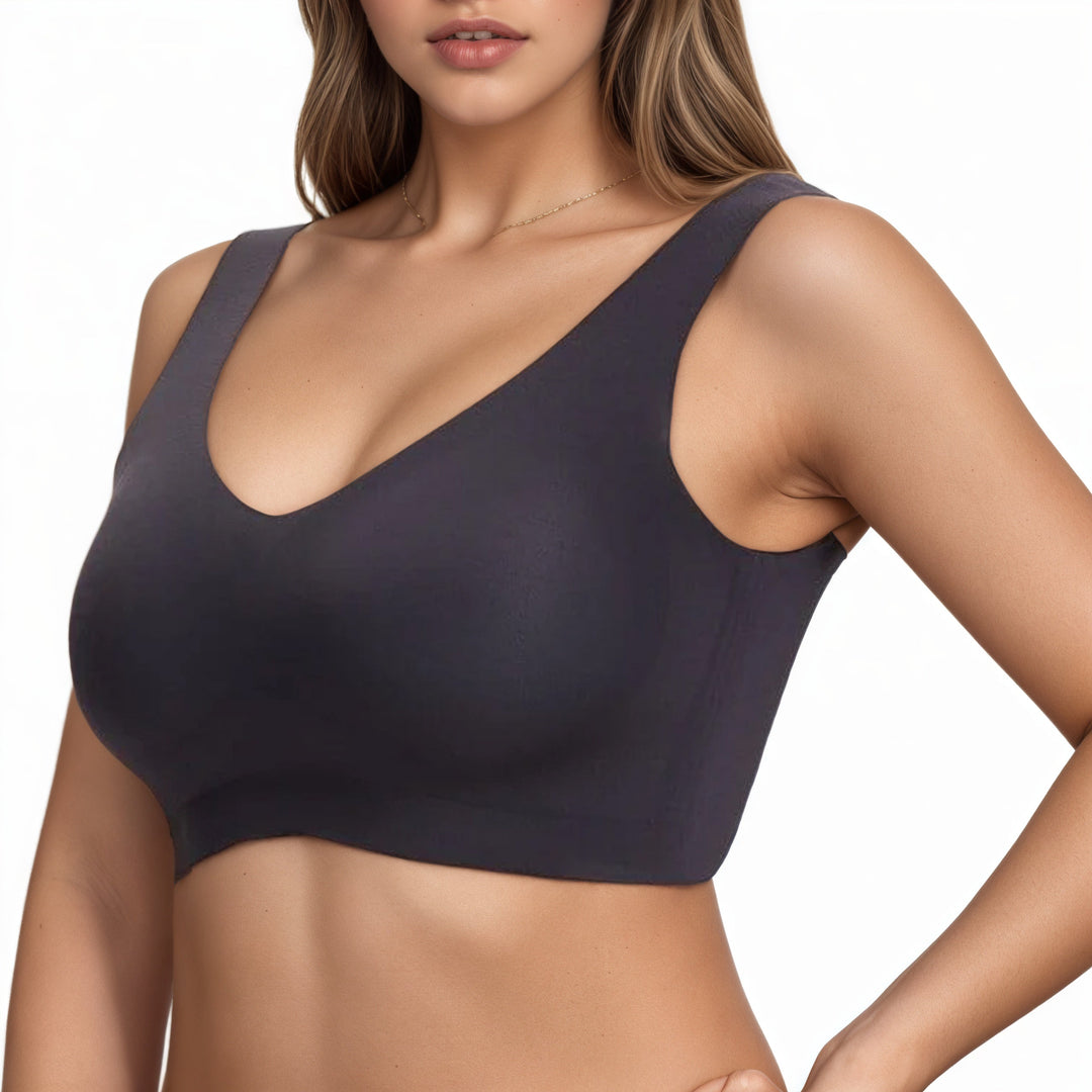 BRASIER SOSTEN SUJETADOR RECOGE ROLLITOS SIN COSTURA