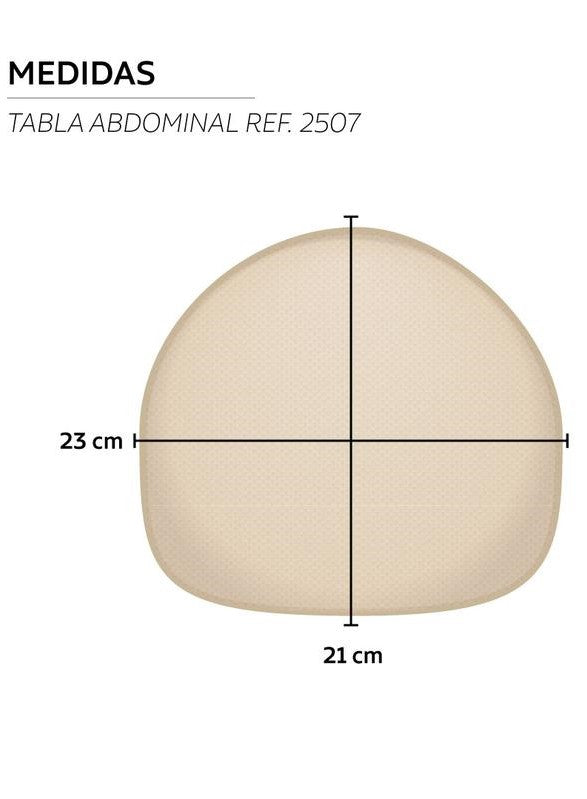 O comprimido abdominal pós-cirúrgico achata a zona abdominal