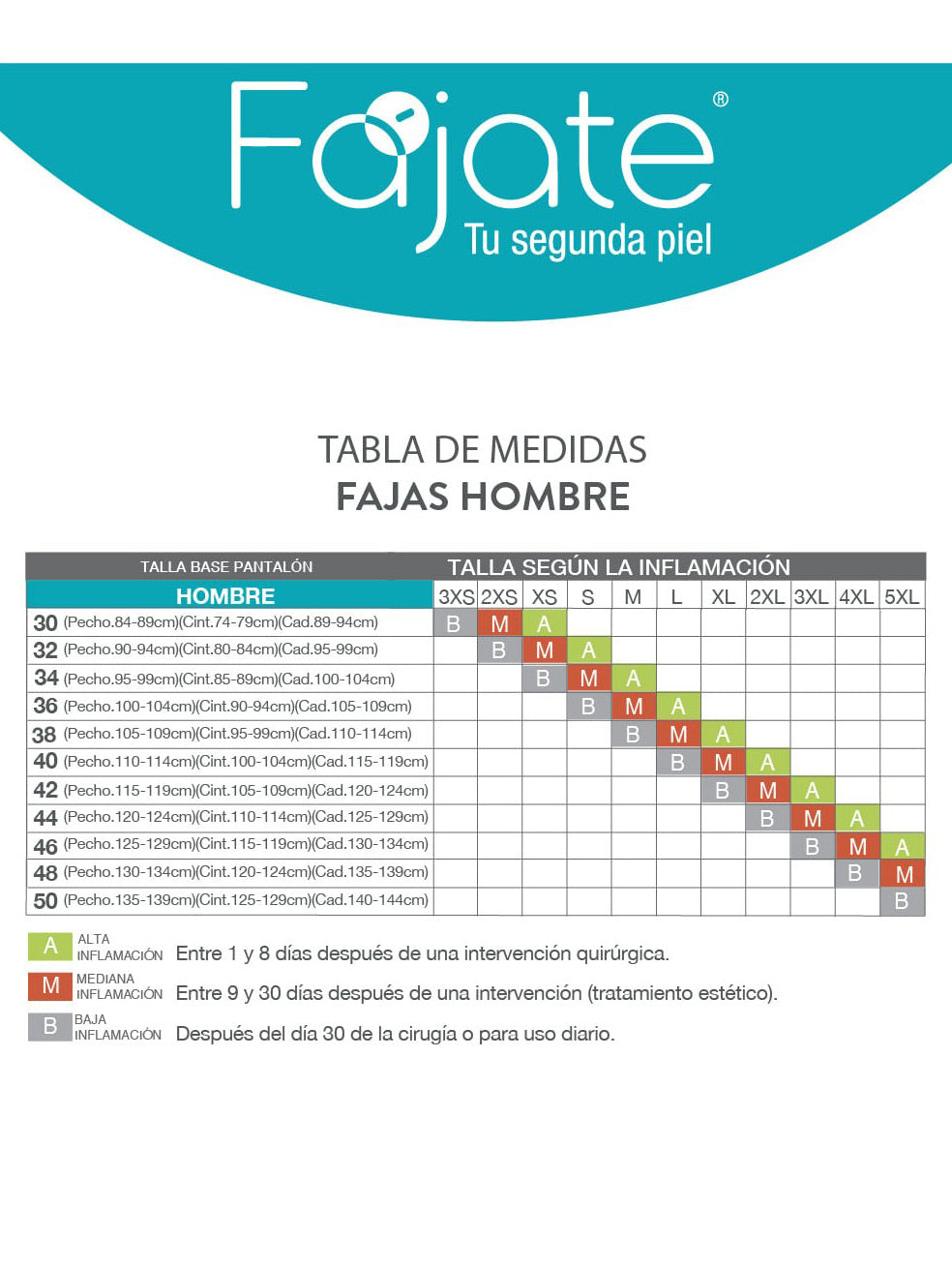 FAJA FAJATE CHALECO PARA HOMBRE COLOMBIANA ALTA COMPRESION