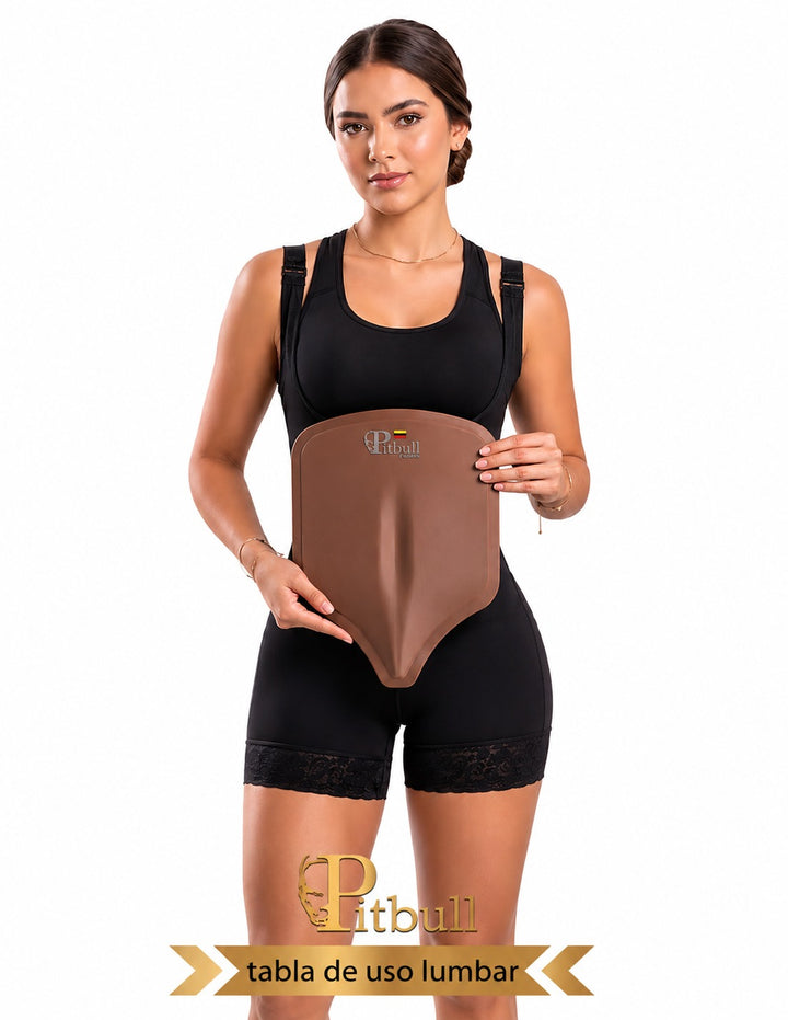 TABLA LUMBAR POSTQUIRURGICA PITBUL COMPRESION REDUCE FORMACION DE PLIEGUES EN LA PIEL CURVAS