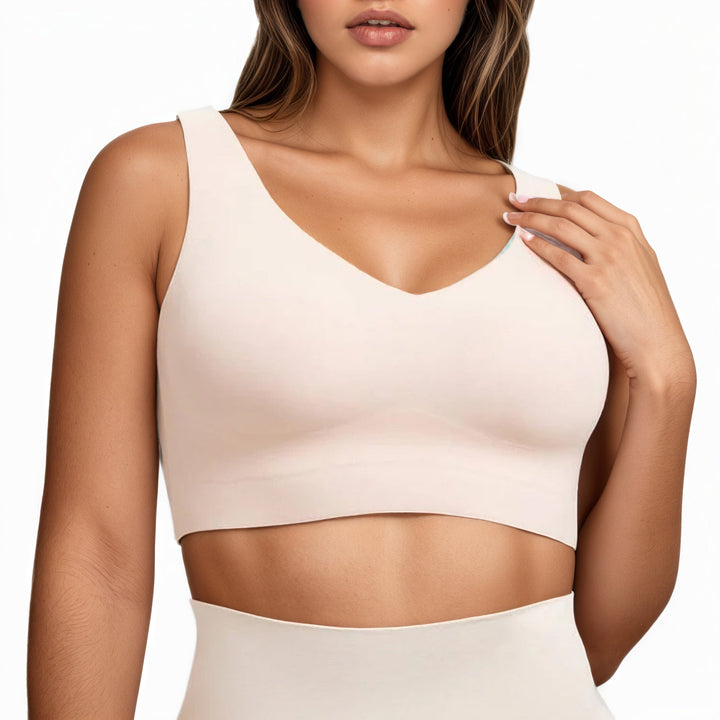 Brasier sosten sujetador recoge rollitos sin costura