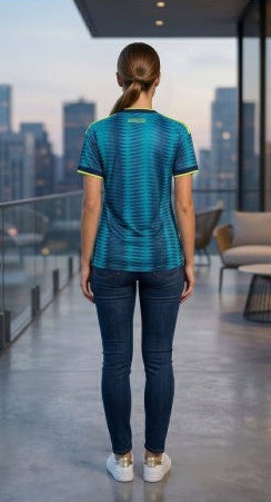 CAMISETA DE FUTBOL SELECCION COLOMBIANA MUJER MUNDIAL 2026