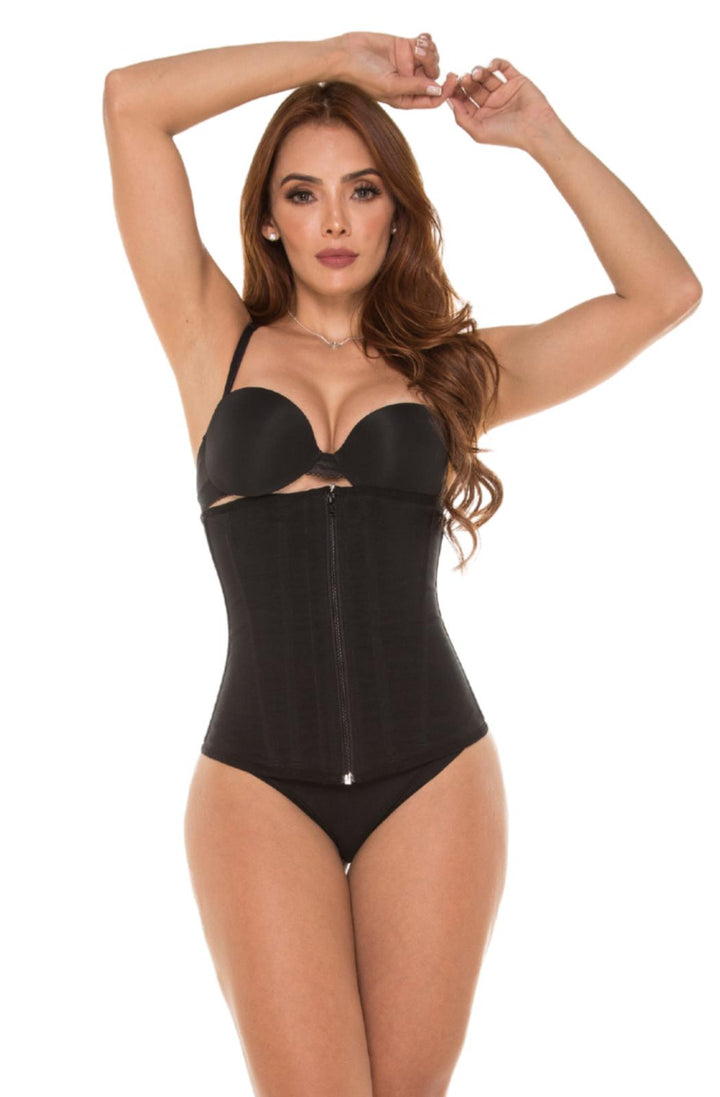Cinturilla de latex maria e con cremallera frontal postquirurgica post parto 019-9120 - fajas reductoras