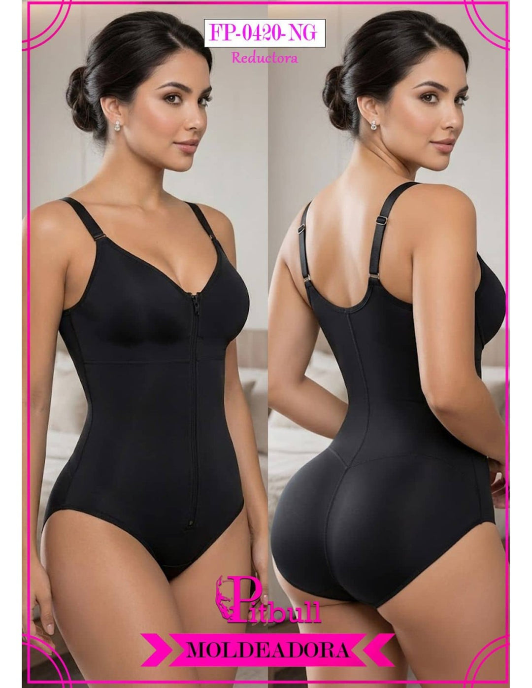 FAJA BODY MOLDEADOR CON TIRANTES PITBULL FP0420