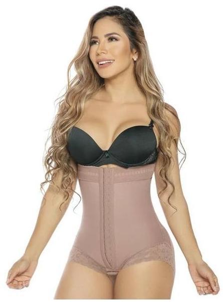 Faja cachetera salomé strapless colombiana 0412 - cocoa / m