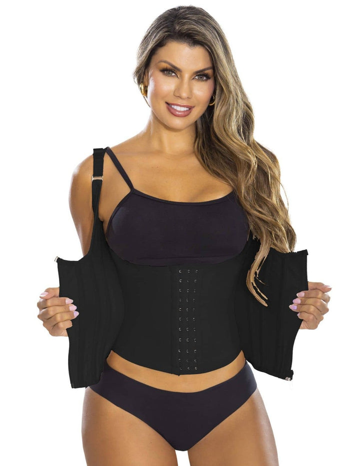 Faja chaleco colombiana reloj de arena cintura avispa pitbull fp840 - fajas reductoras