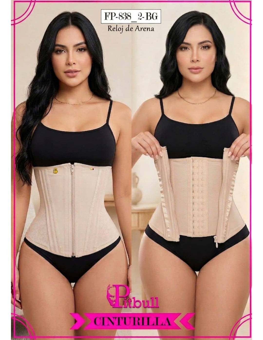 FAJA CINTURA RELOJ DE ARENA CINTURILLA DE AVISPA CUERPO DE GUITARRA FP838-2