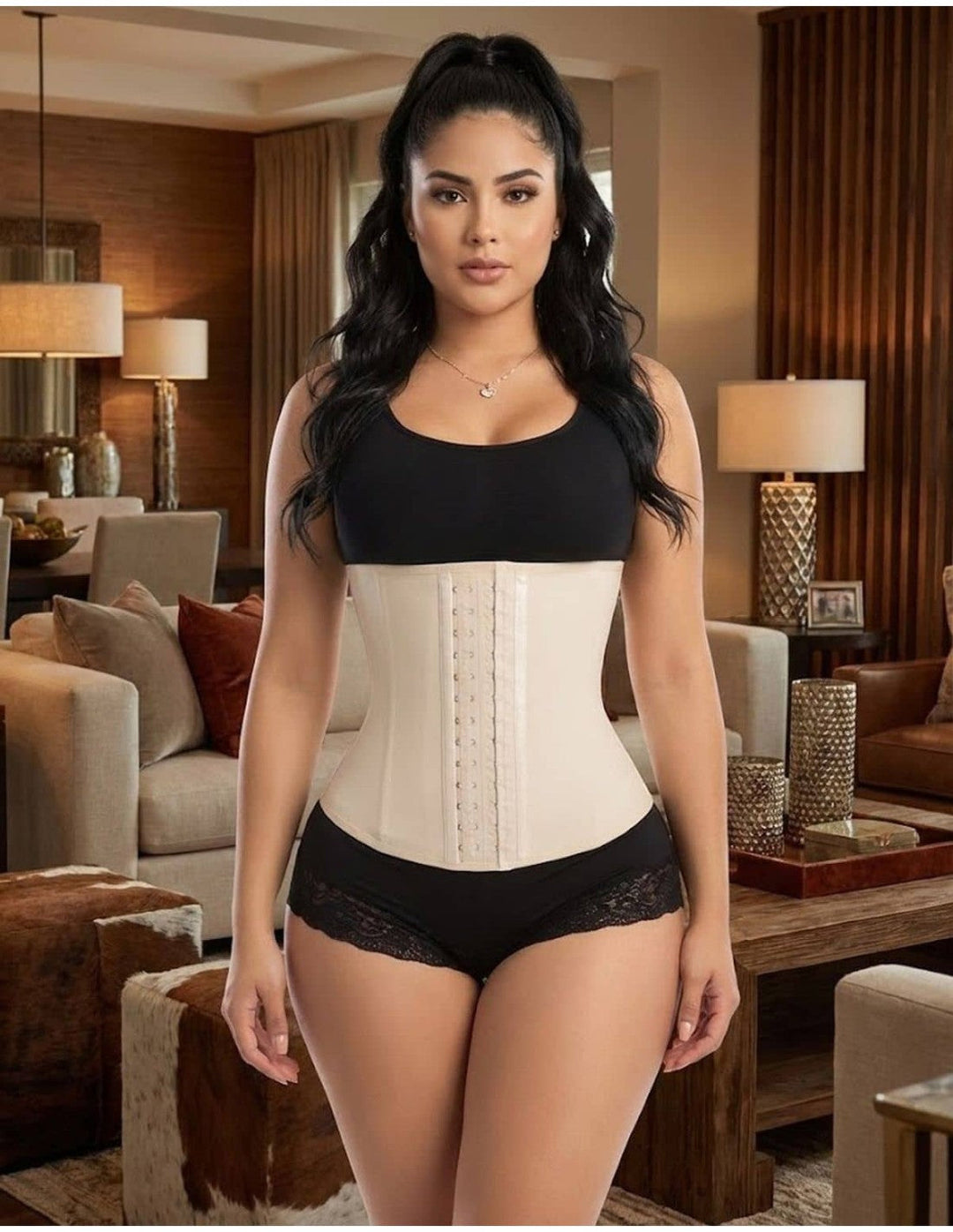 CINTURILLA FAJA CINTURA DE LÁTEX PITBULL FP016