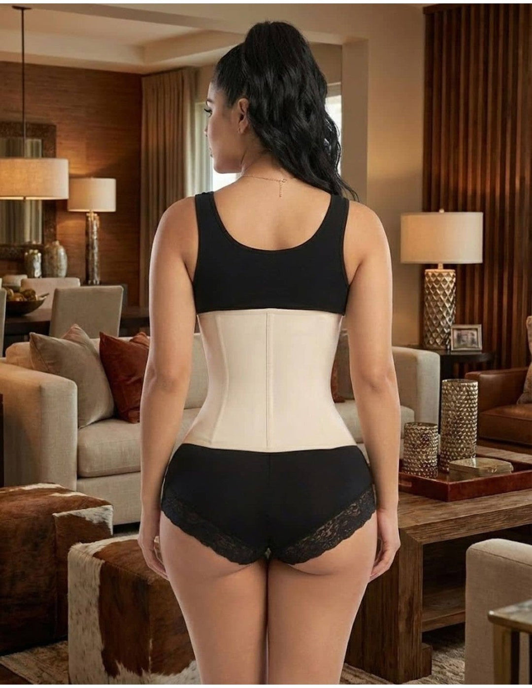 CINTURILLA FAJA CINTURA DE LÁTEX PITBULL FP016