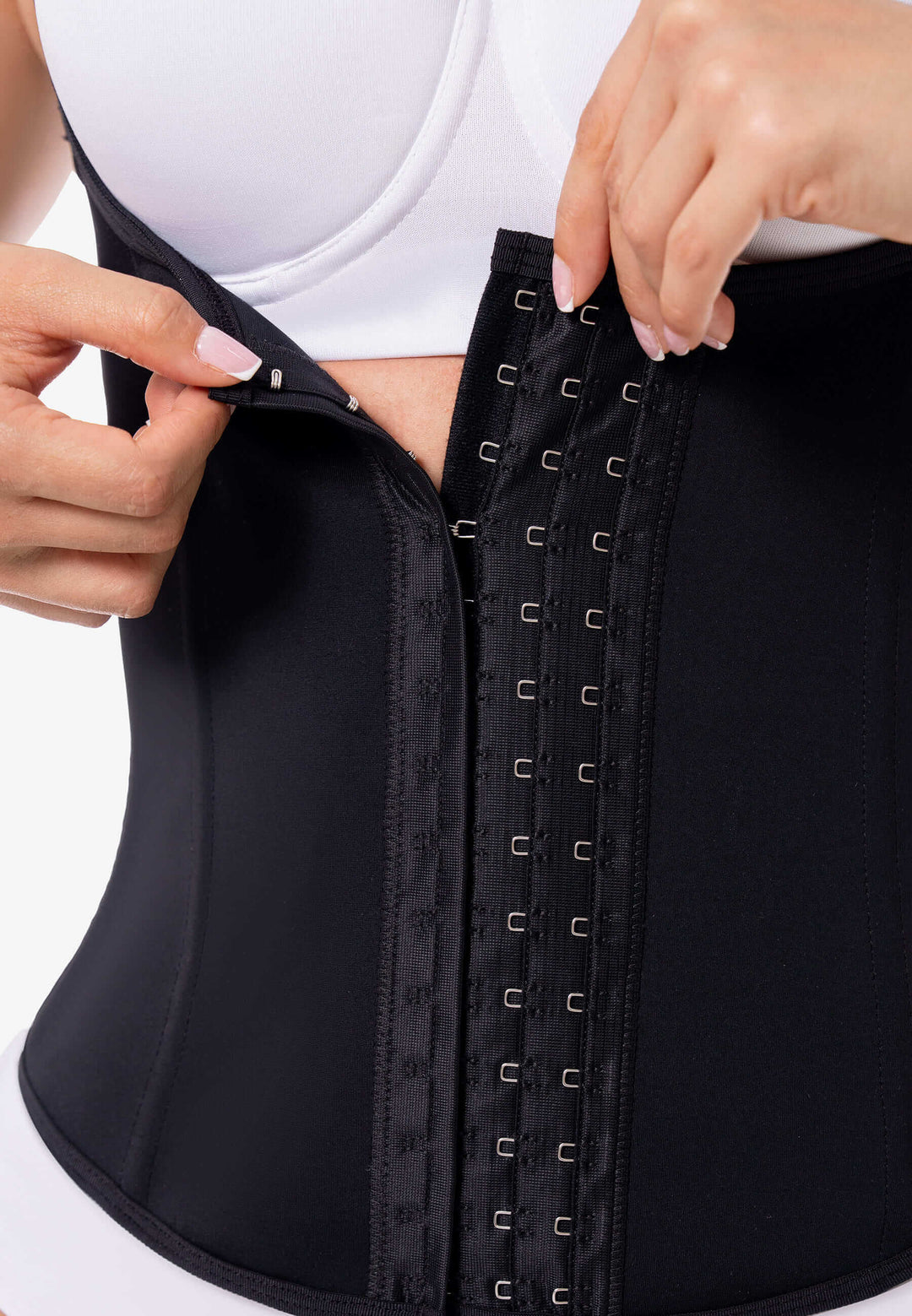 Faja colombiana de latex maria e chaleco onix postquirurgico uso diario