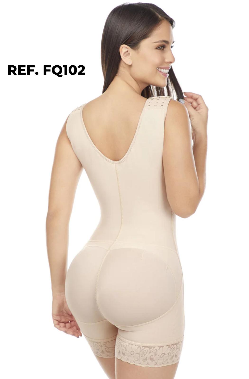 Faja corta con brasier levanta cola postquirúrgica