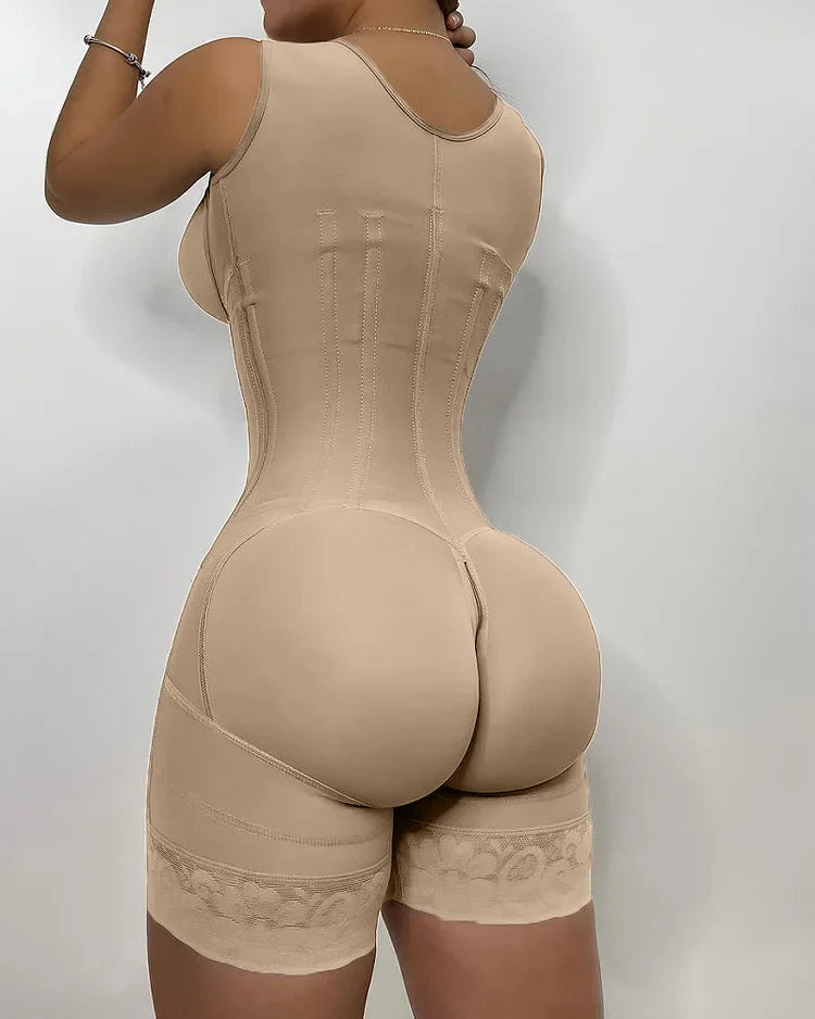 Faja enterizo reloj de arena doble compresion bbl aumento gluteo post quirurgica parto