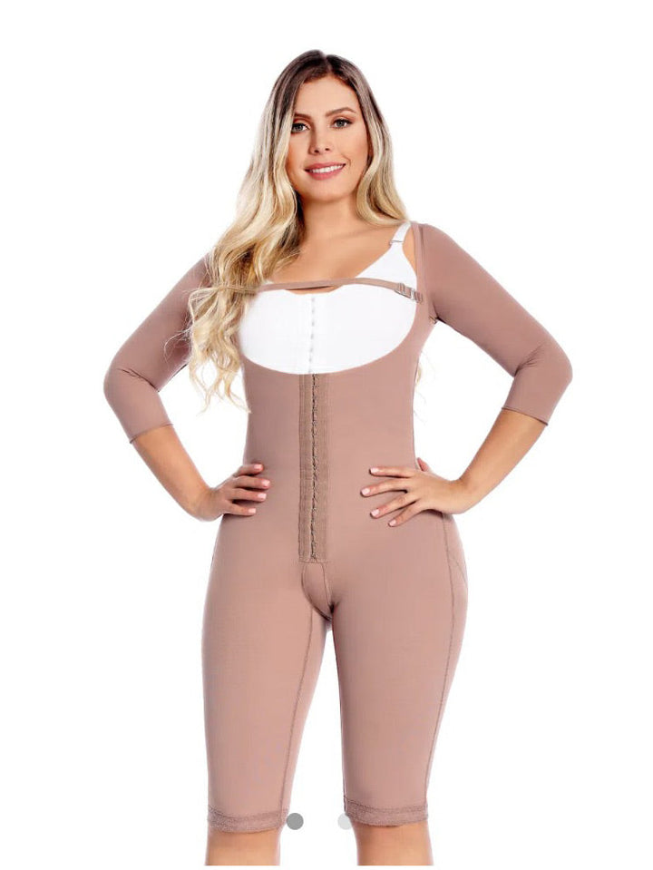 Faja fajate reloj de arena 360 alta compresion levantacola postoperatorio - 2xs / café