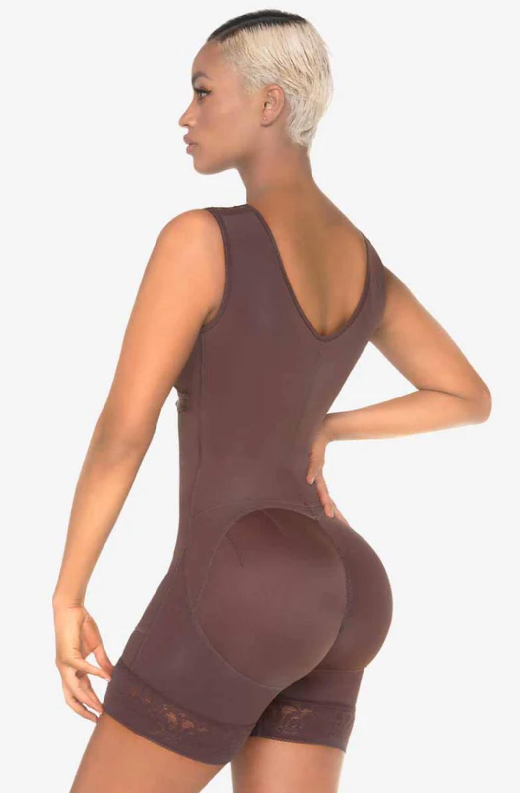 Faja maria e short con brasier incluido levantacola y postoperatorio fq102 - fajas reductoras