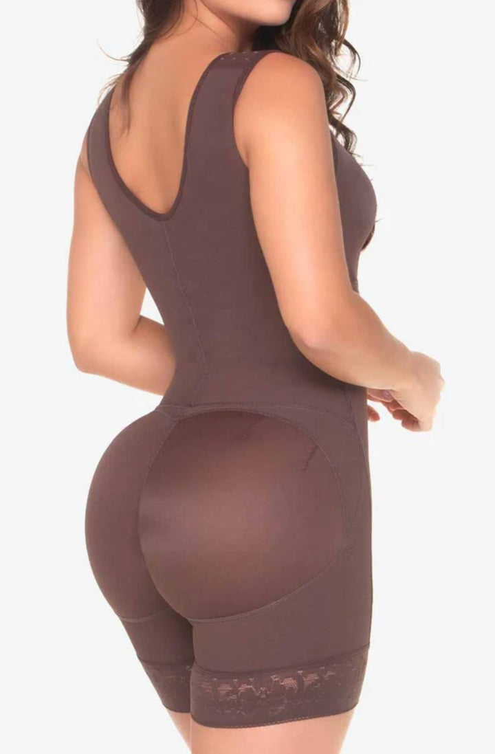 Faja maria e short con brasier incluido levantacola y postoperatorio fq102 - fajas reductoras