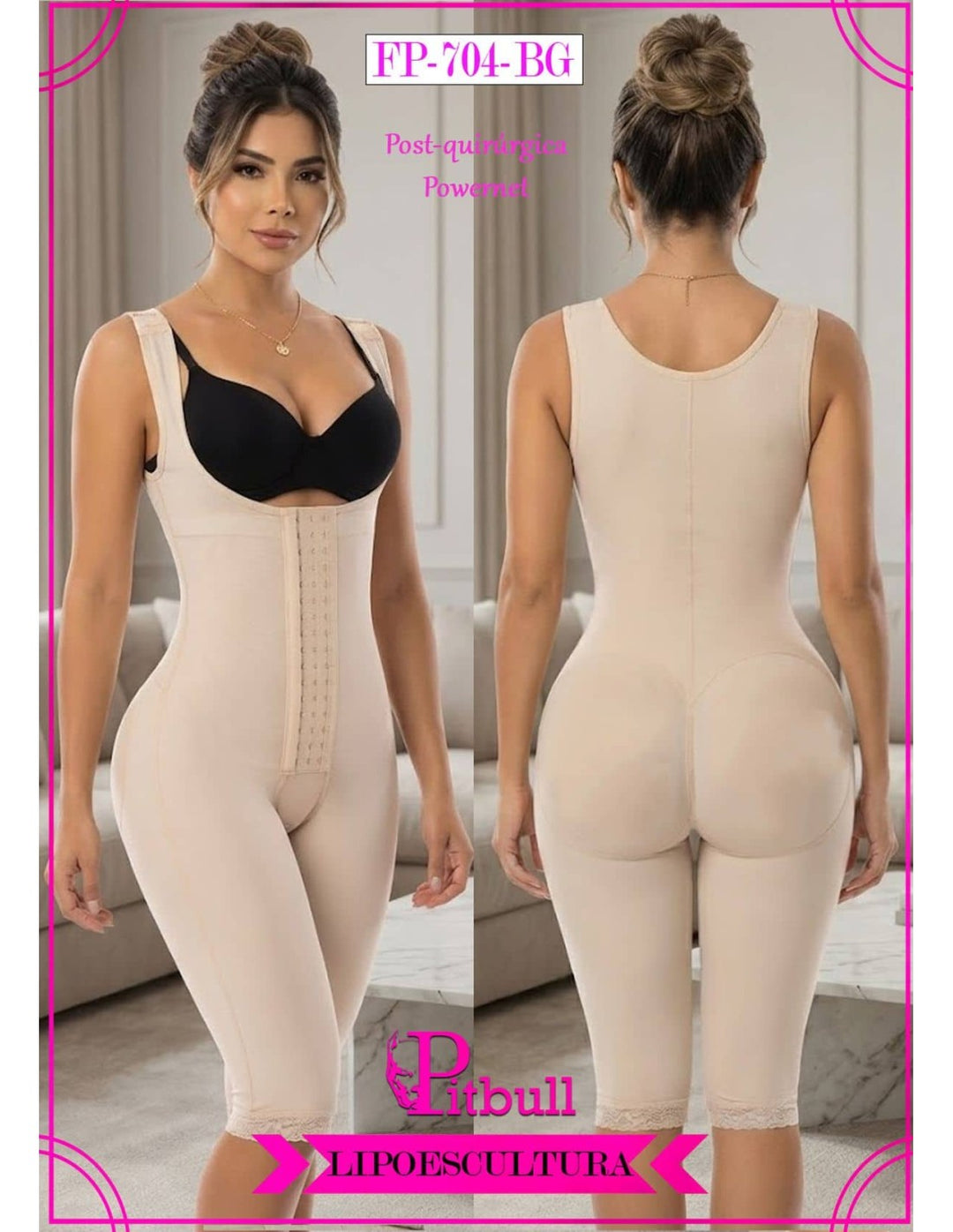 FAJA LIPOESCULTURA REDUCTORA Y LEVANTA GLUTEOS BBL FP704