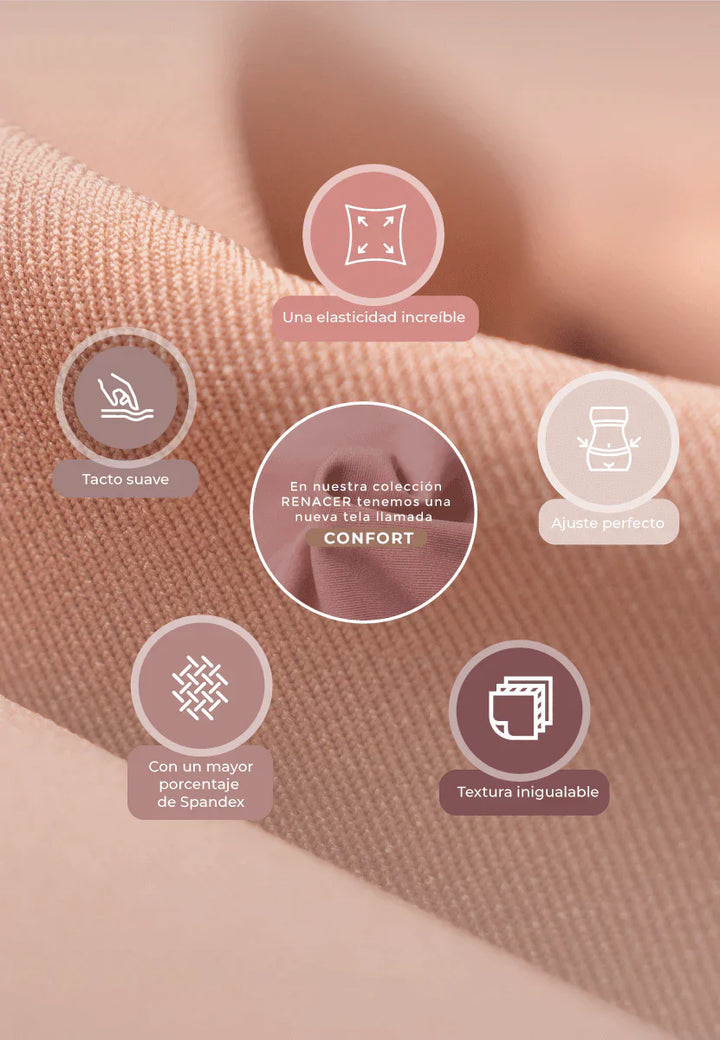 Faja post quirurgica y reductora maria e fu156 short talle alto