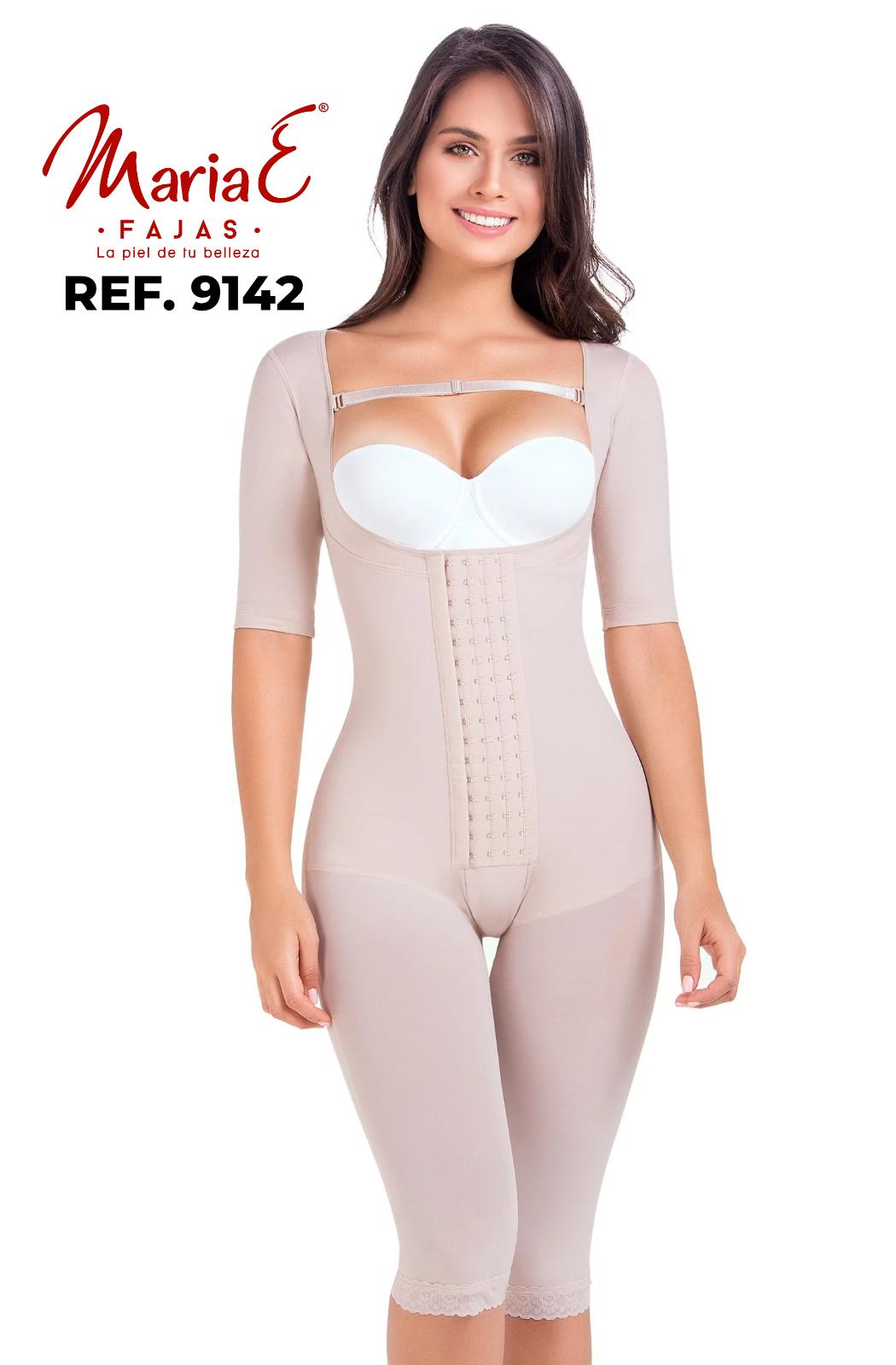 Faja postquirúrgica tipo capri con mangas