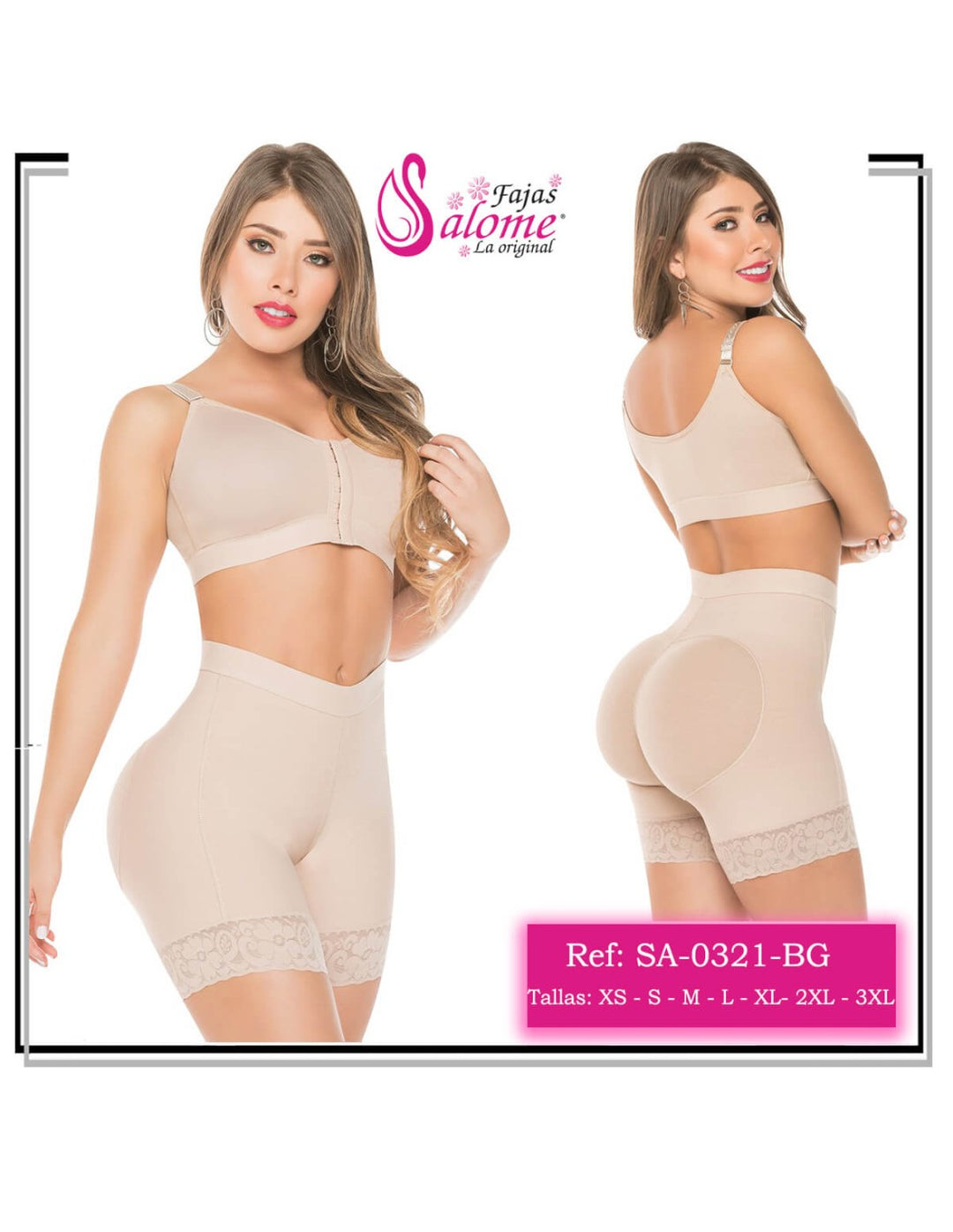 Faja Short Colombiana Salome 0321