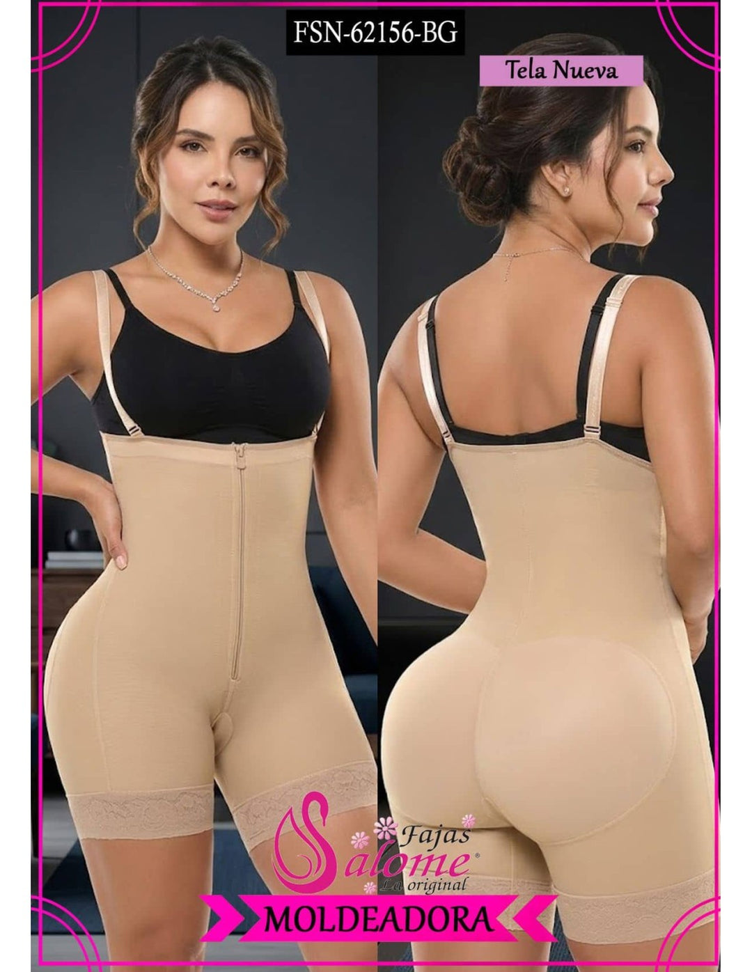 FAJA SHORT COLOMBIANA SALOMÉ CONTROL ABDOMINAL Y MOLDEO DE CADERAS FSN62156