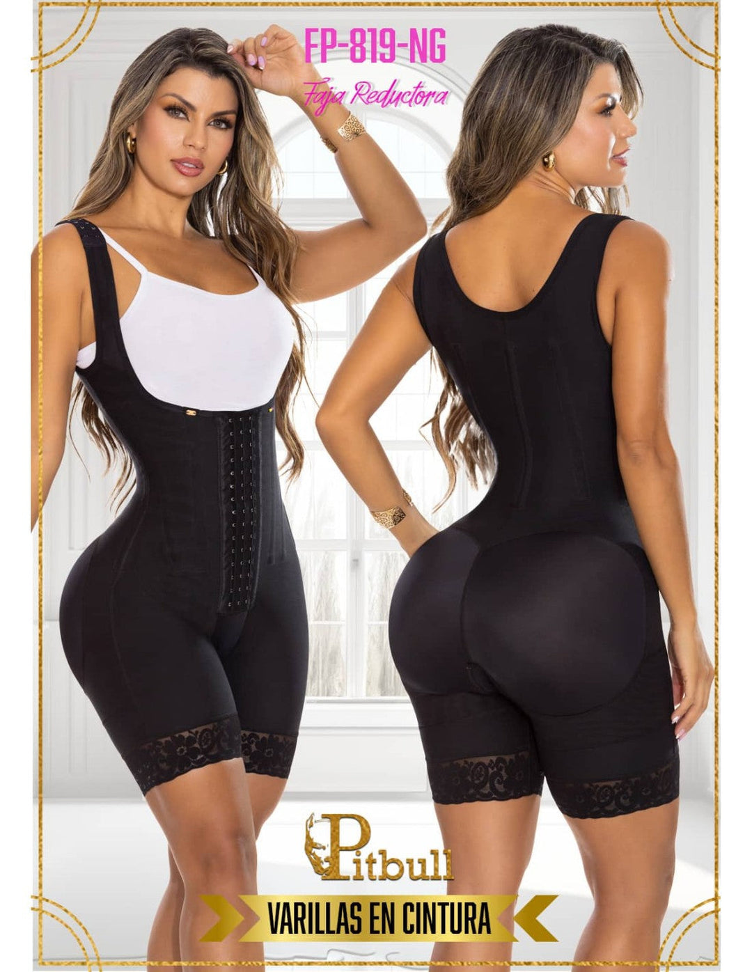 FAJA RELOJ DE ARENA POST QUIRURGICA POST PARTO USO DIARIO MARCA PITBULL  FP819