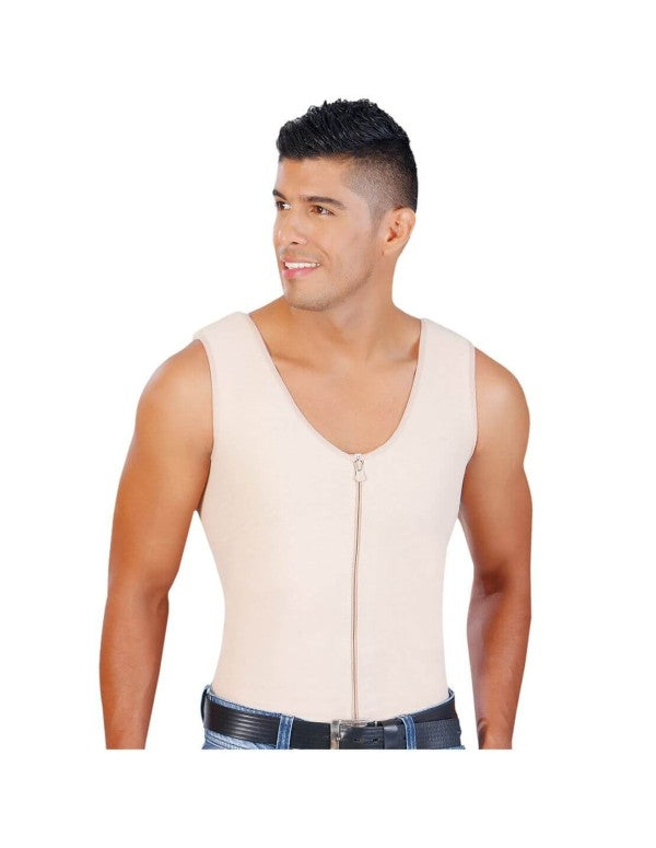 Faja salome 0122 chaleco para hombre - negro / 2xl